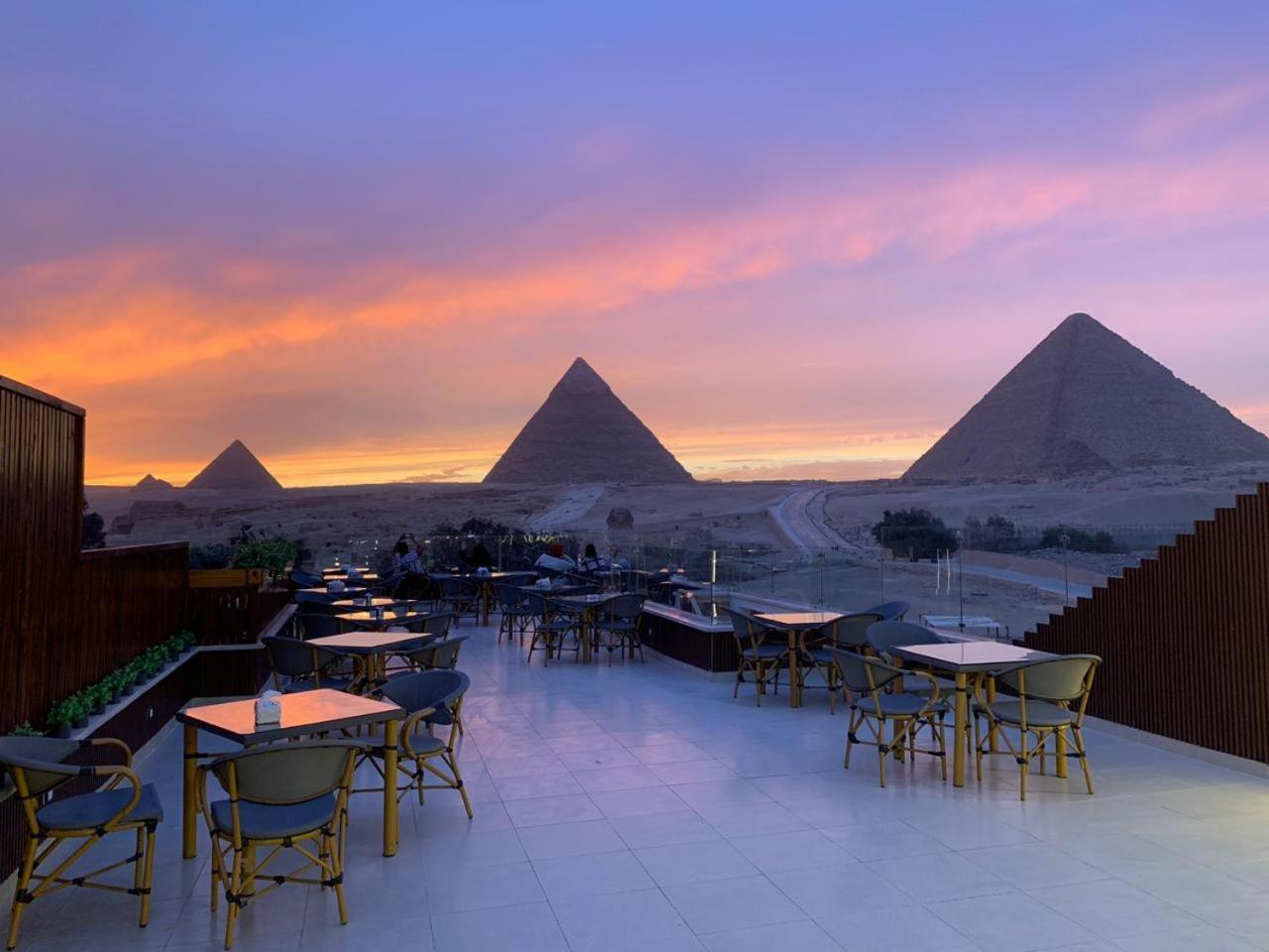 Giza Pyramids View Inn Kafret el-Gabal Exterior foto
