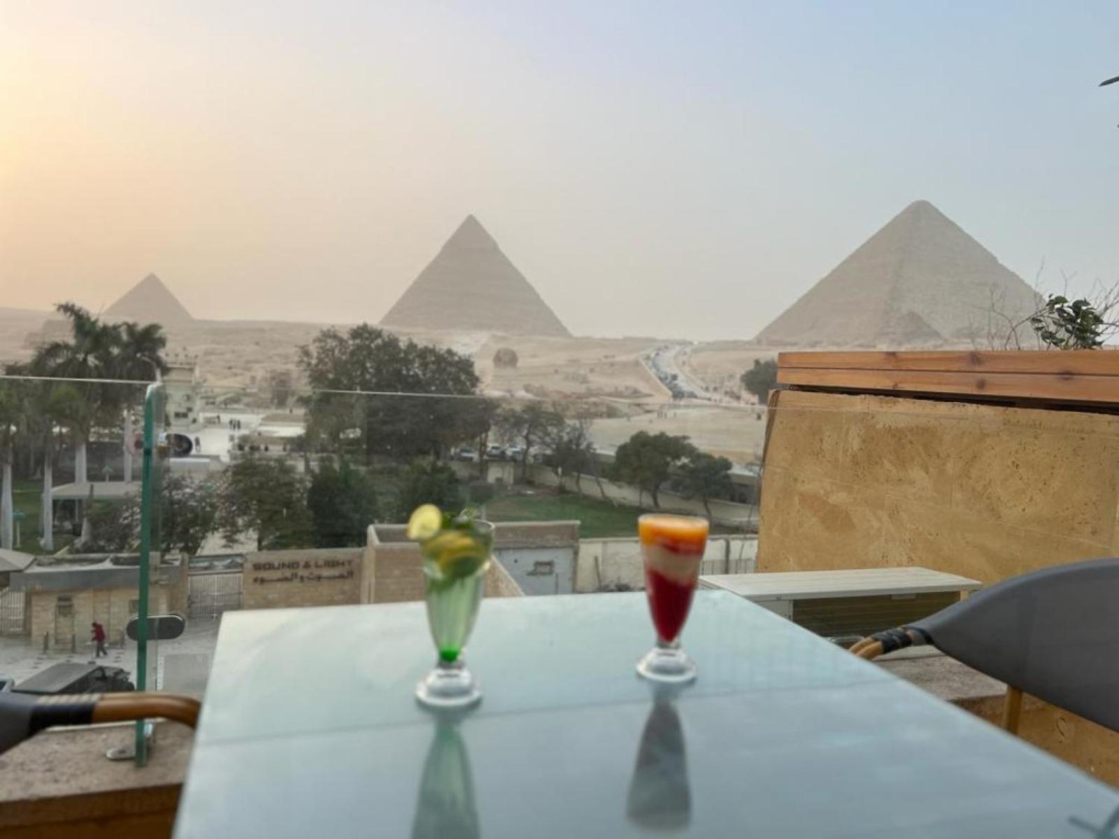 Giza Pyramids View Inn Kafret el-Gabal Exterior foto