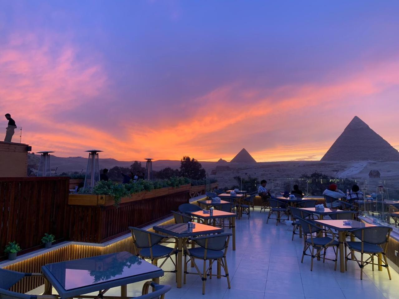 Giza Pyramids View Inn Kafret el-Gabal Exterior foto