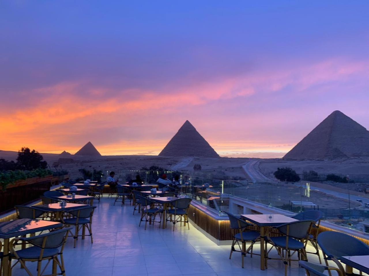 Giza Pyramids View Inn Kafret el-Gabal Exterior foto