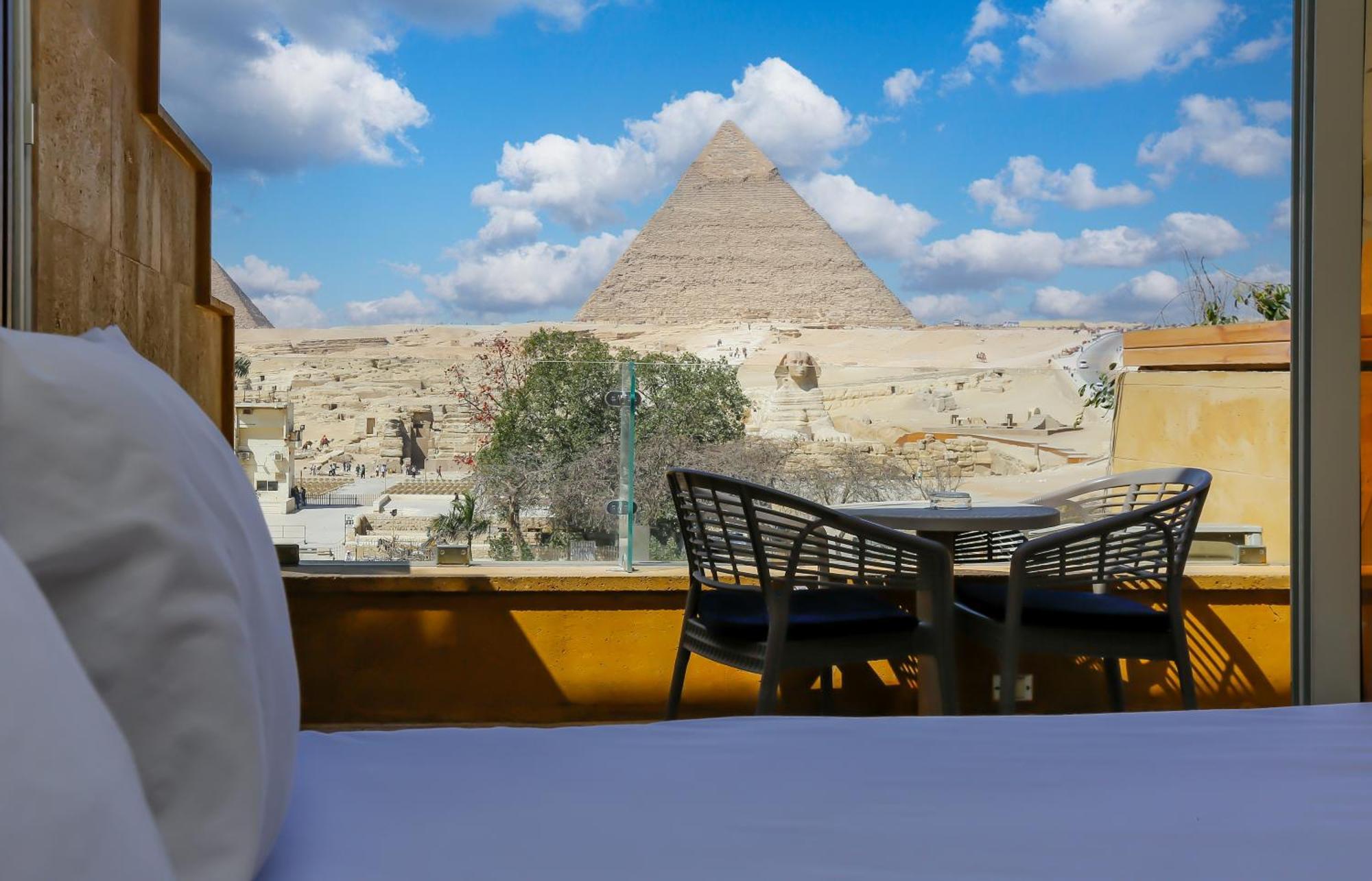Giza Pyramids View Inn Kafret el-Gabal Exterior foto