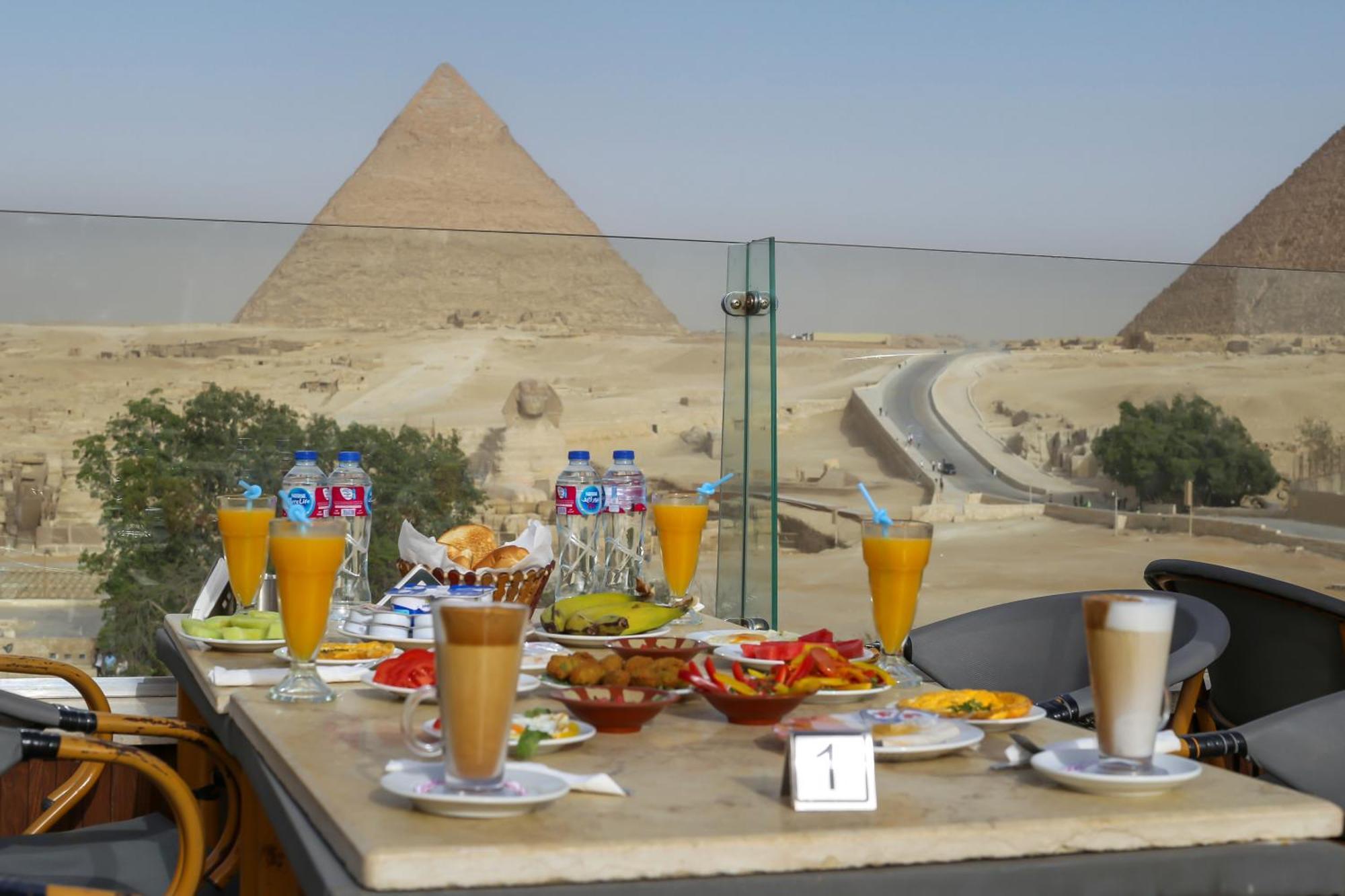 Giza Pyramids View Inn Kafret el-Gabal Exterior foto