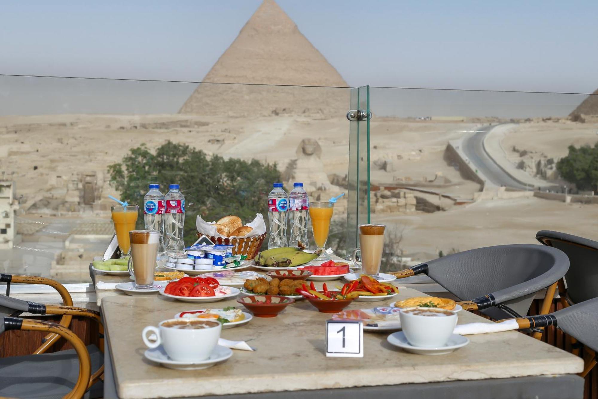 Giza Pyramids View Inn Kafret el-Gabal Exterior foto