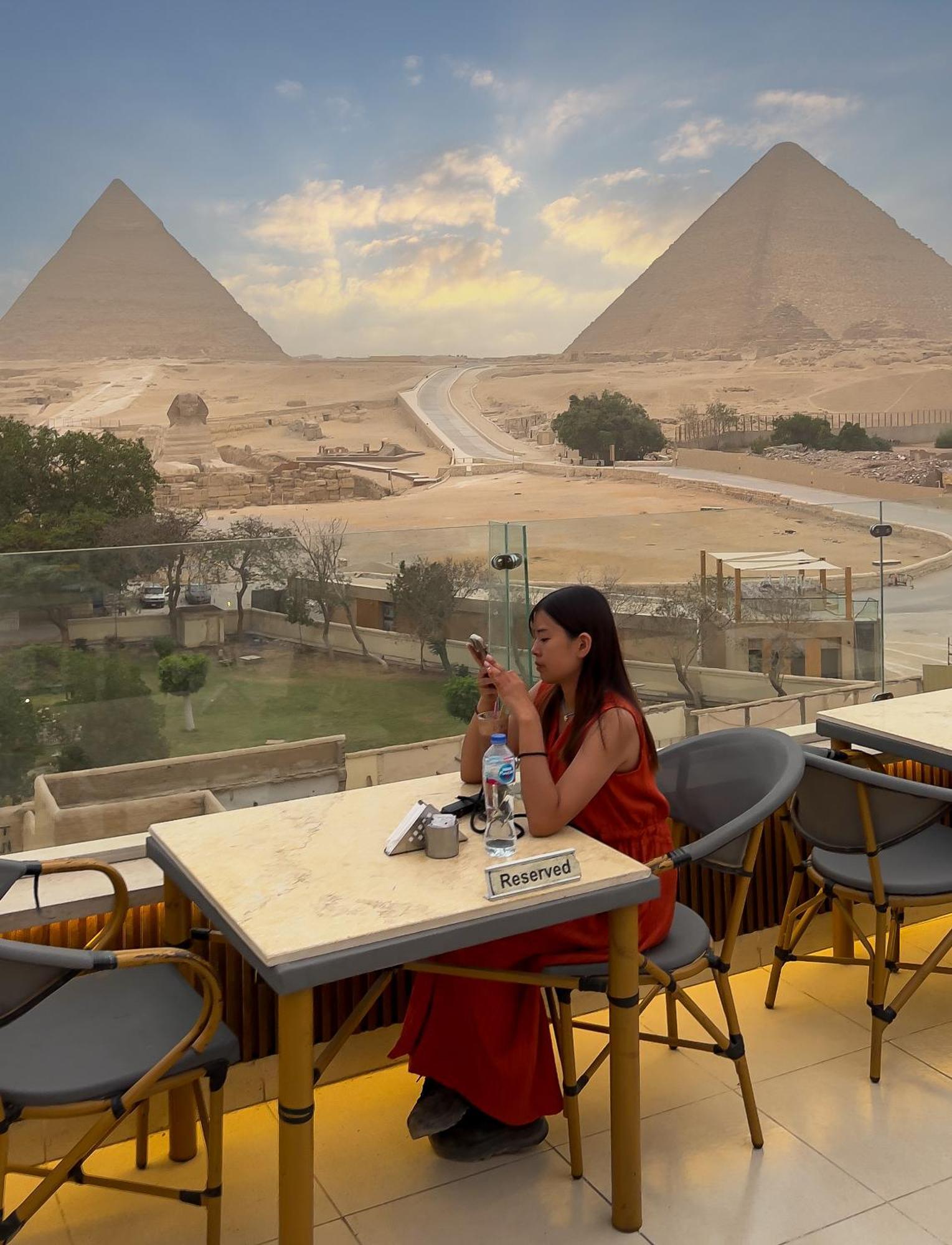 Giza Pyramids View Inn Kafret el-Gabal Exterior foto