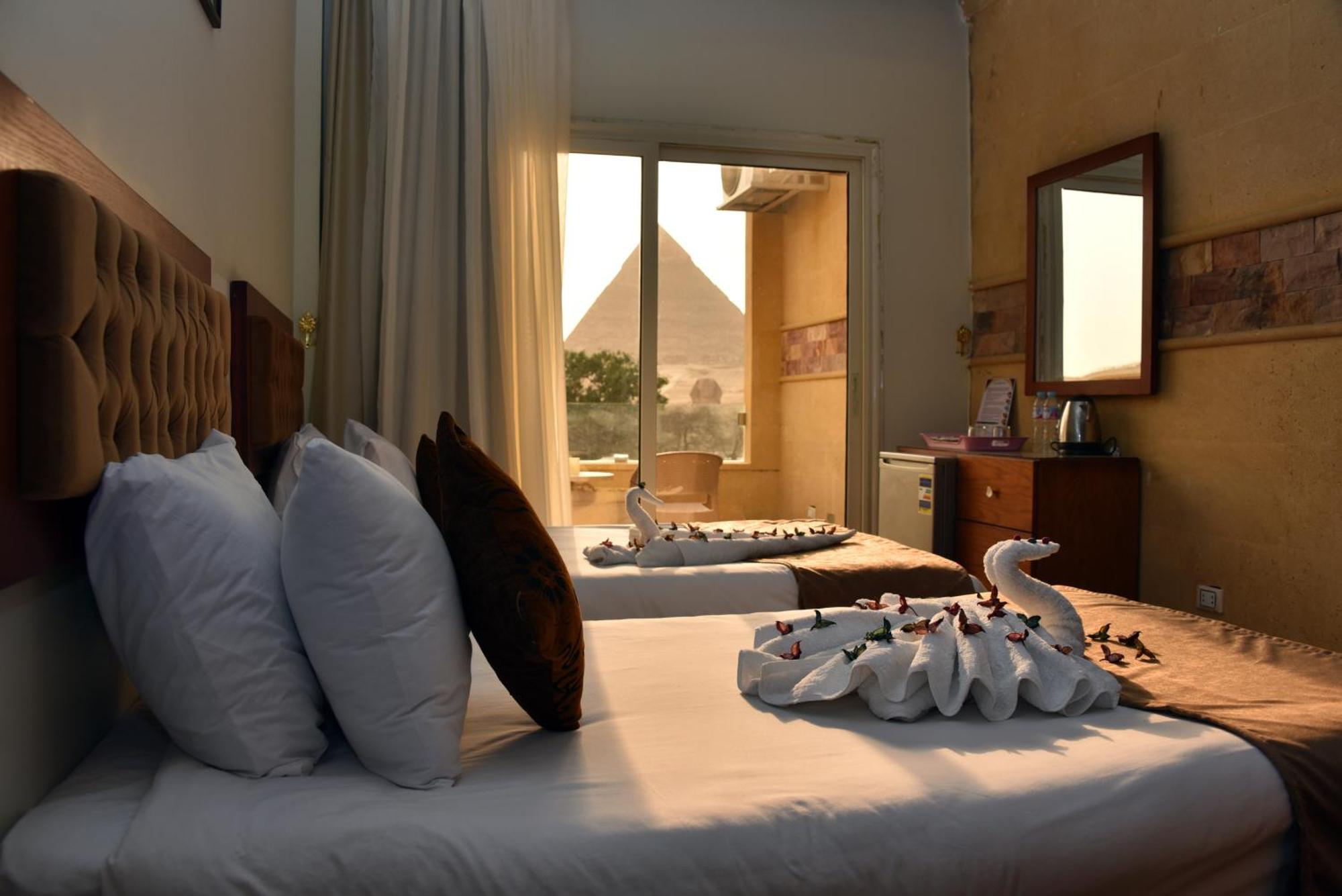 Giza Pyramids View Inn Kafret el-Gabal Exterior foto